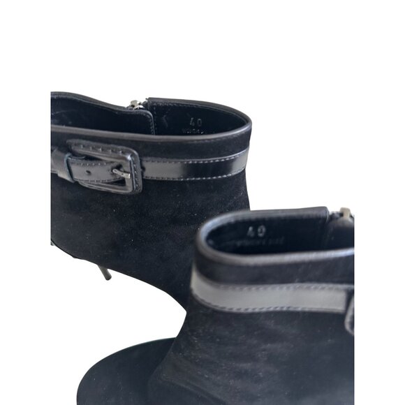 TOD'S Black Suede Buckle Driving Boots Size 10 / 40 - Picture 11 of 11